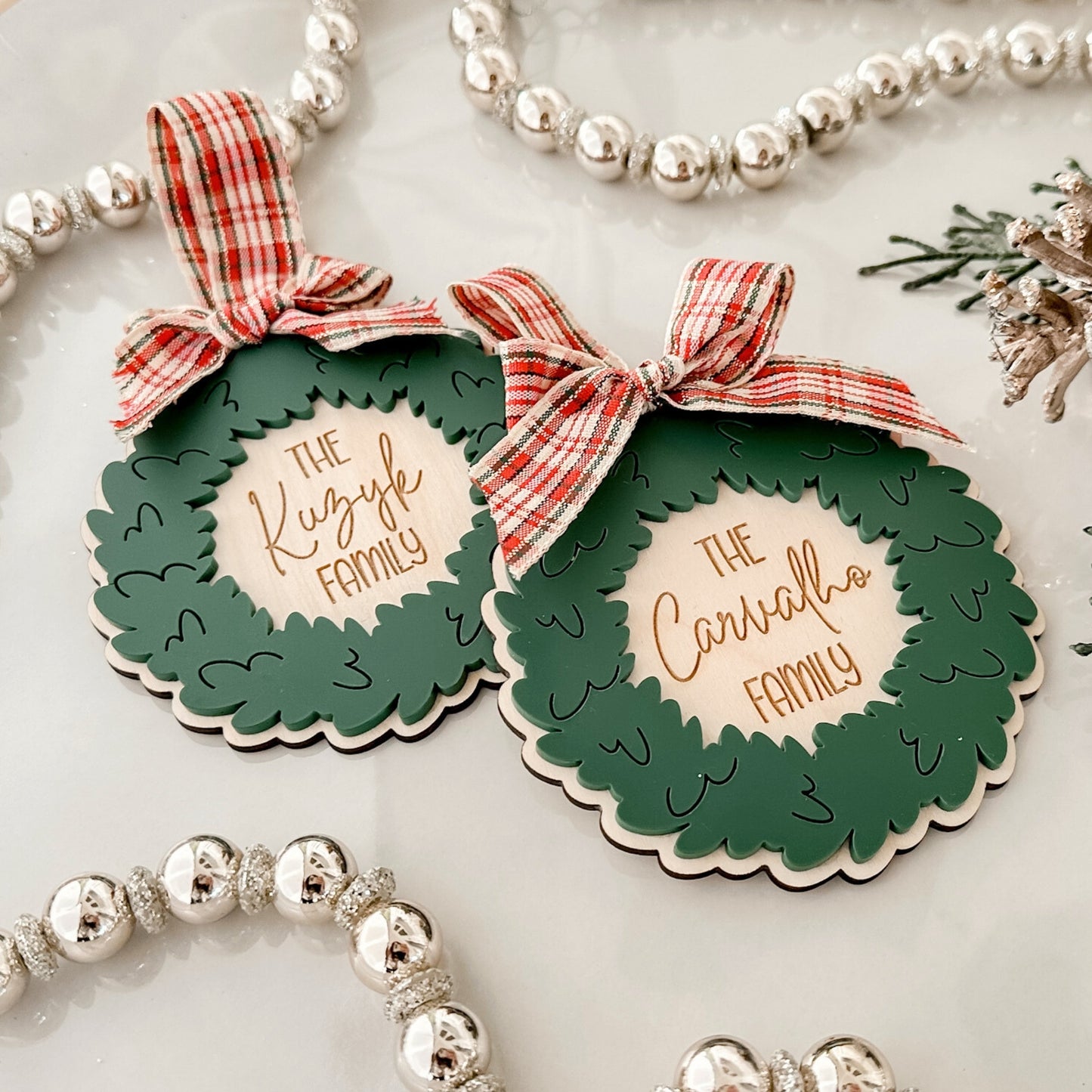 Family Wreath Ornament