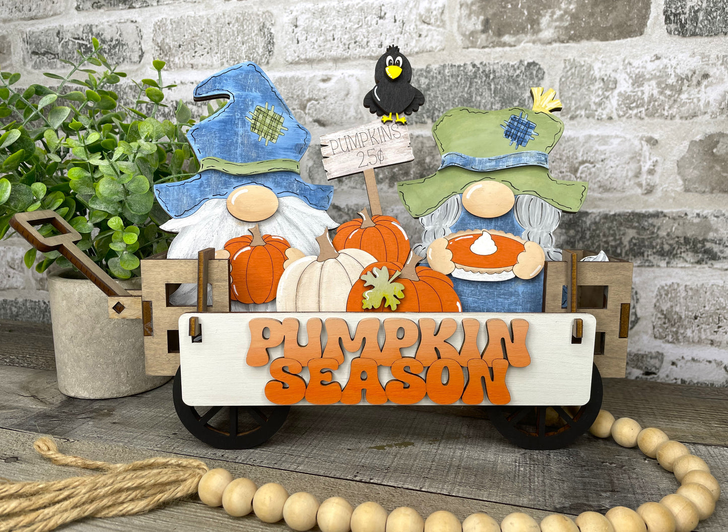 Gnome Pumpkin Season Insert Set