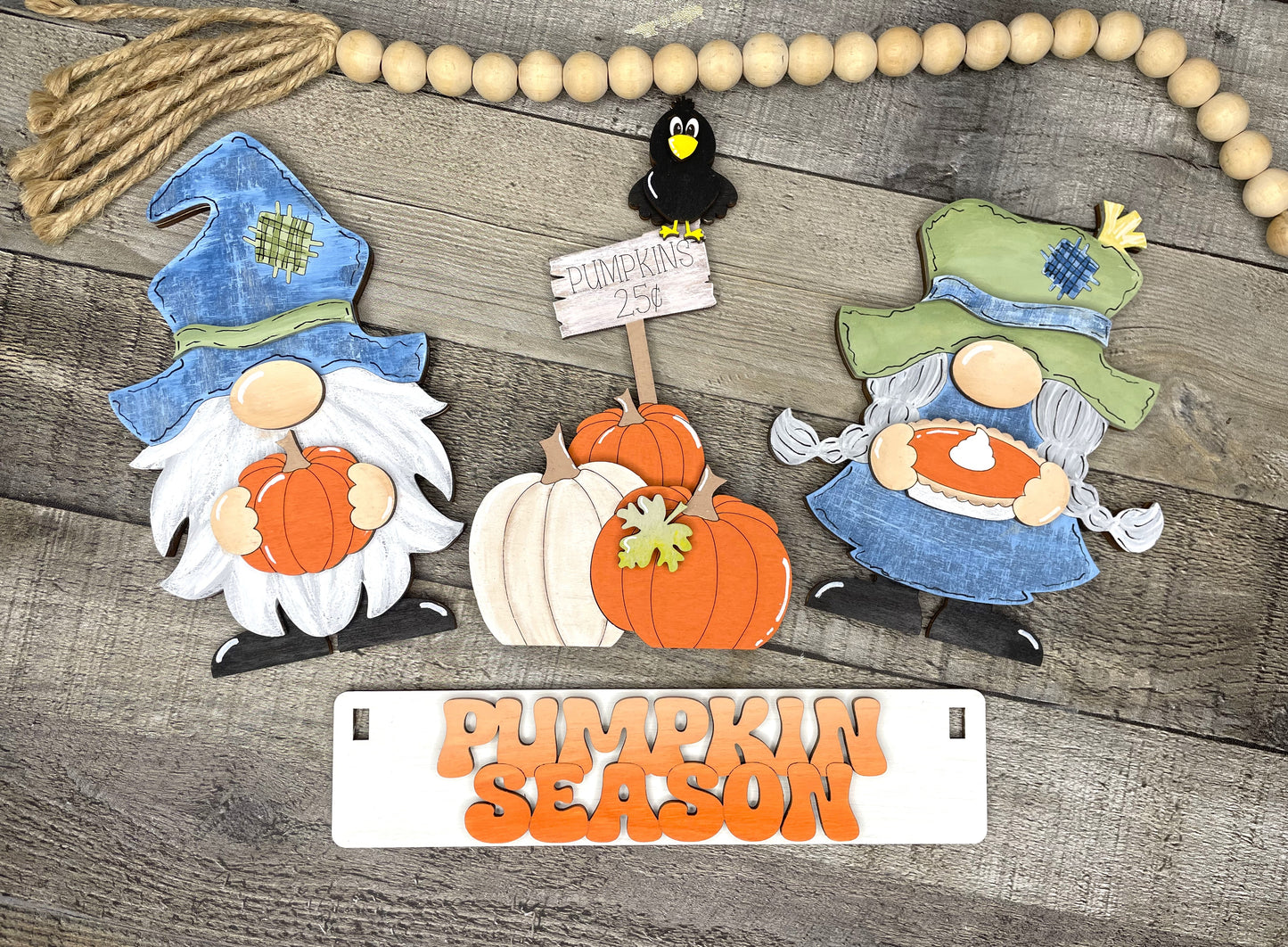 Gnome Pumpkin Season Insert Set