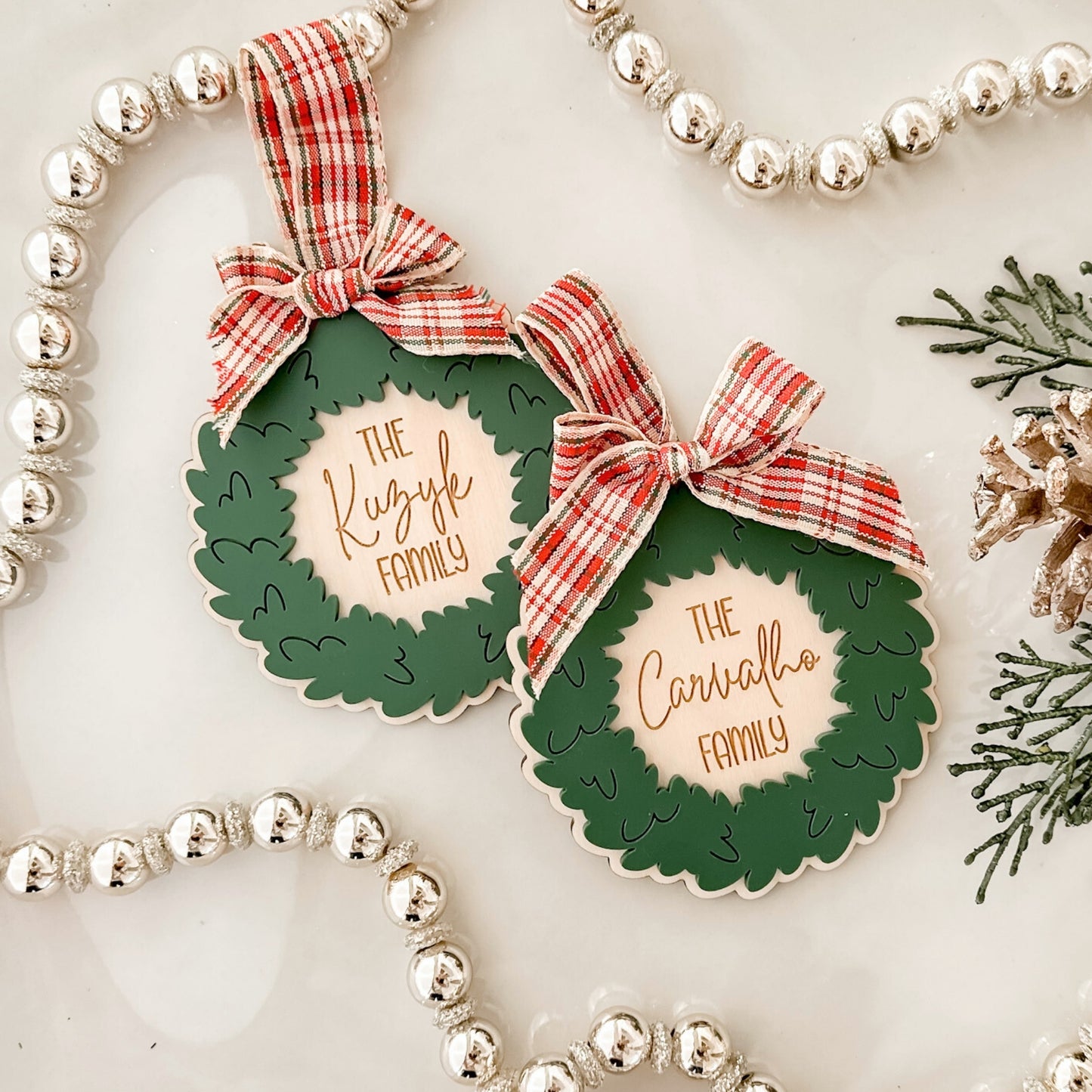 Family Wreath Ornament