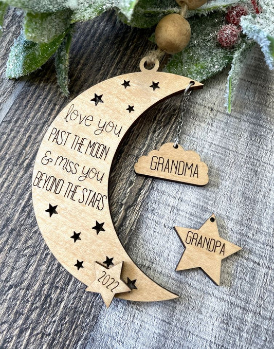 Missing You Beyond the Stars Ornament