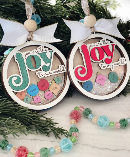 You are the Joy to my World Ornaments