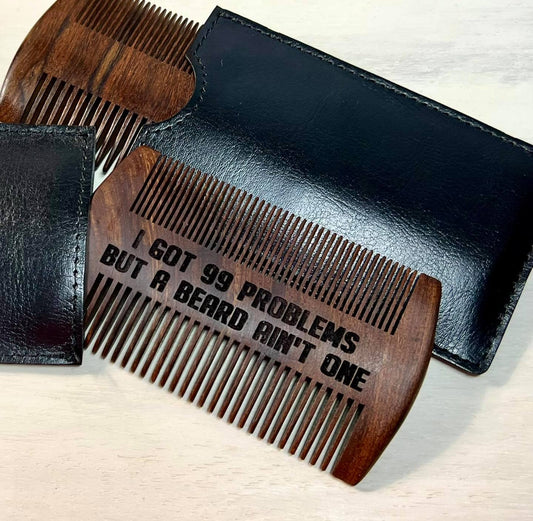 Wood Beard Combs