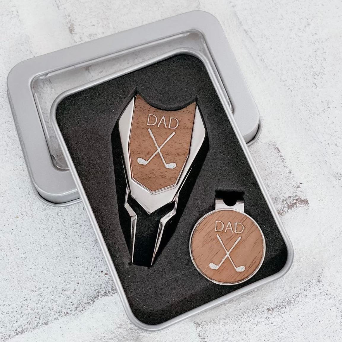 Golf Divot and Ball Marker Set