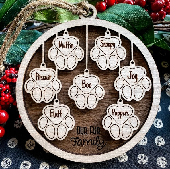 Fur-Family Ornament