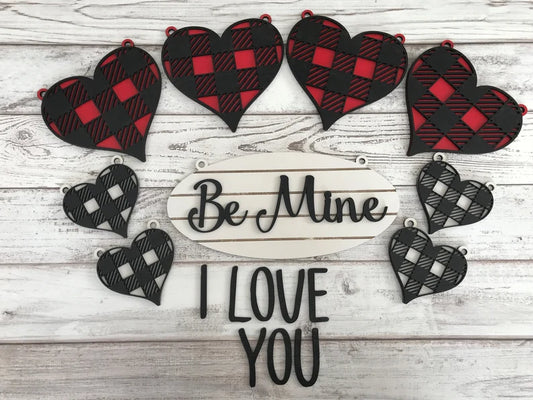 Be Mine Hearts Banner