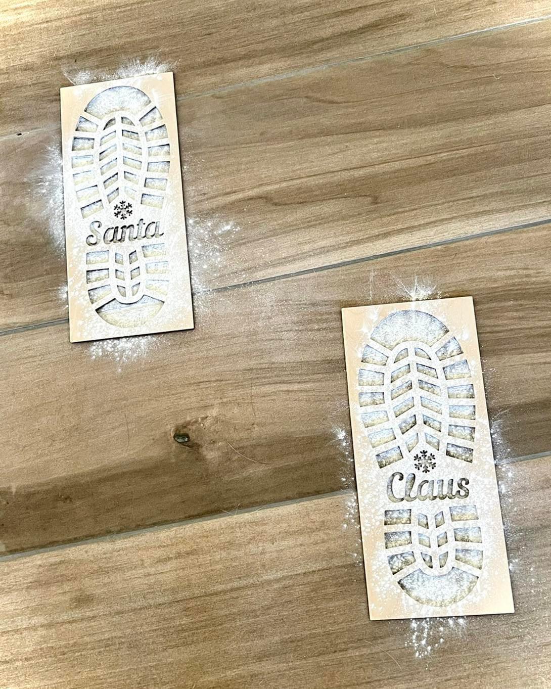 Believe in the Magic Santa Boot Stencils