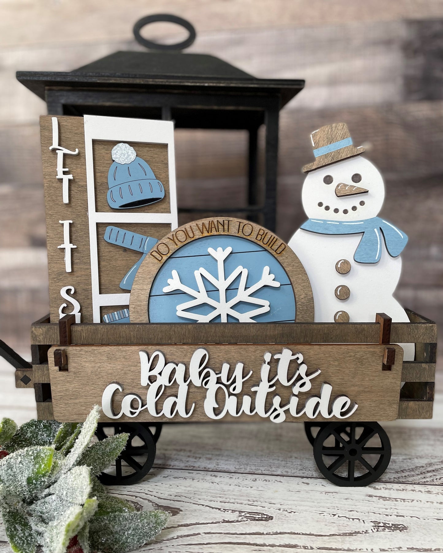 Winter Snowman Insert Set