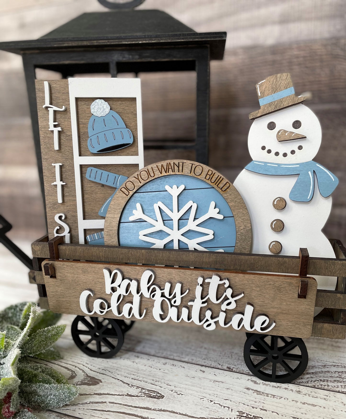 Winter Snowman Insert Set