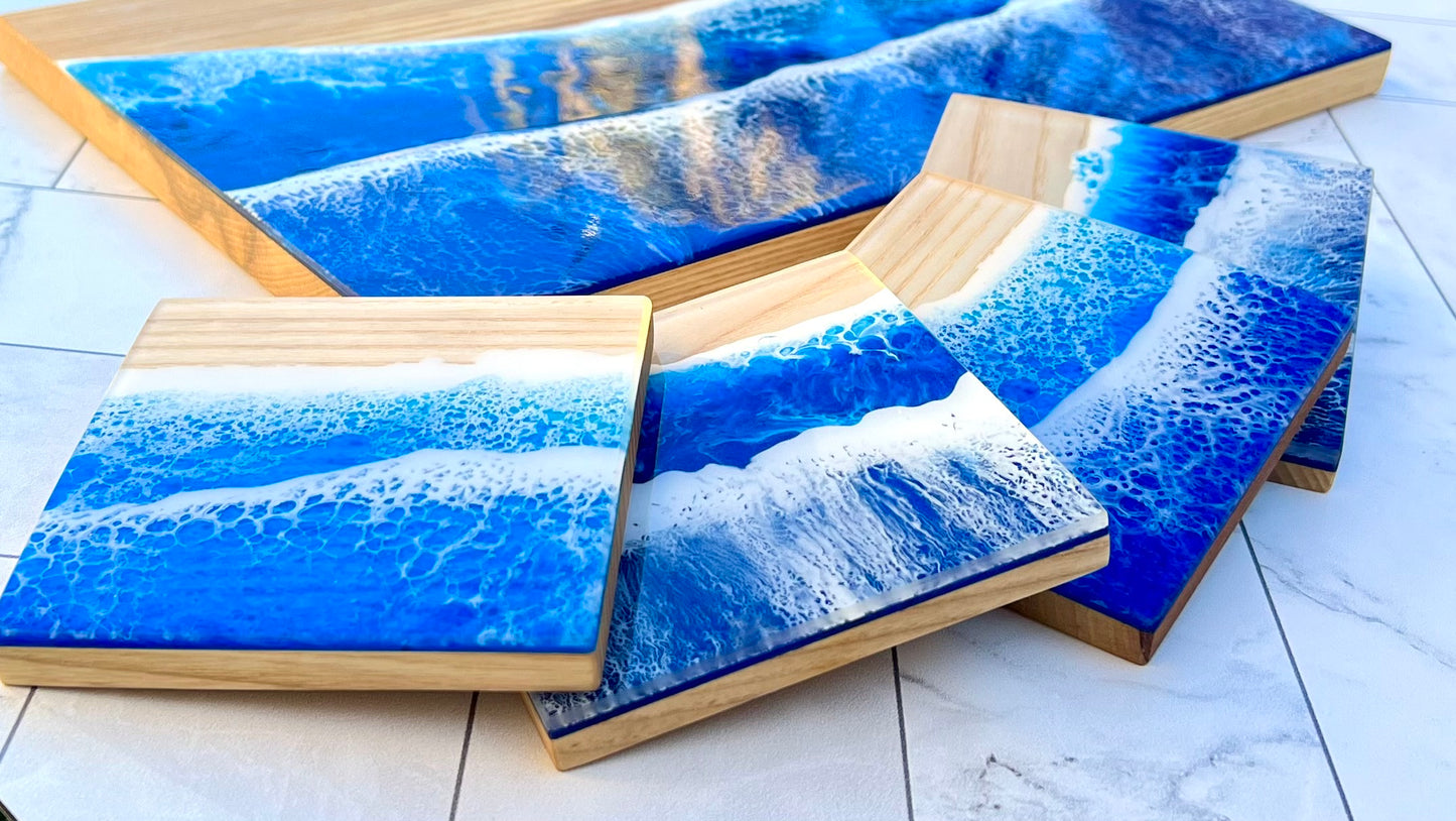 Ocean Coasters Set of 4